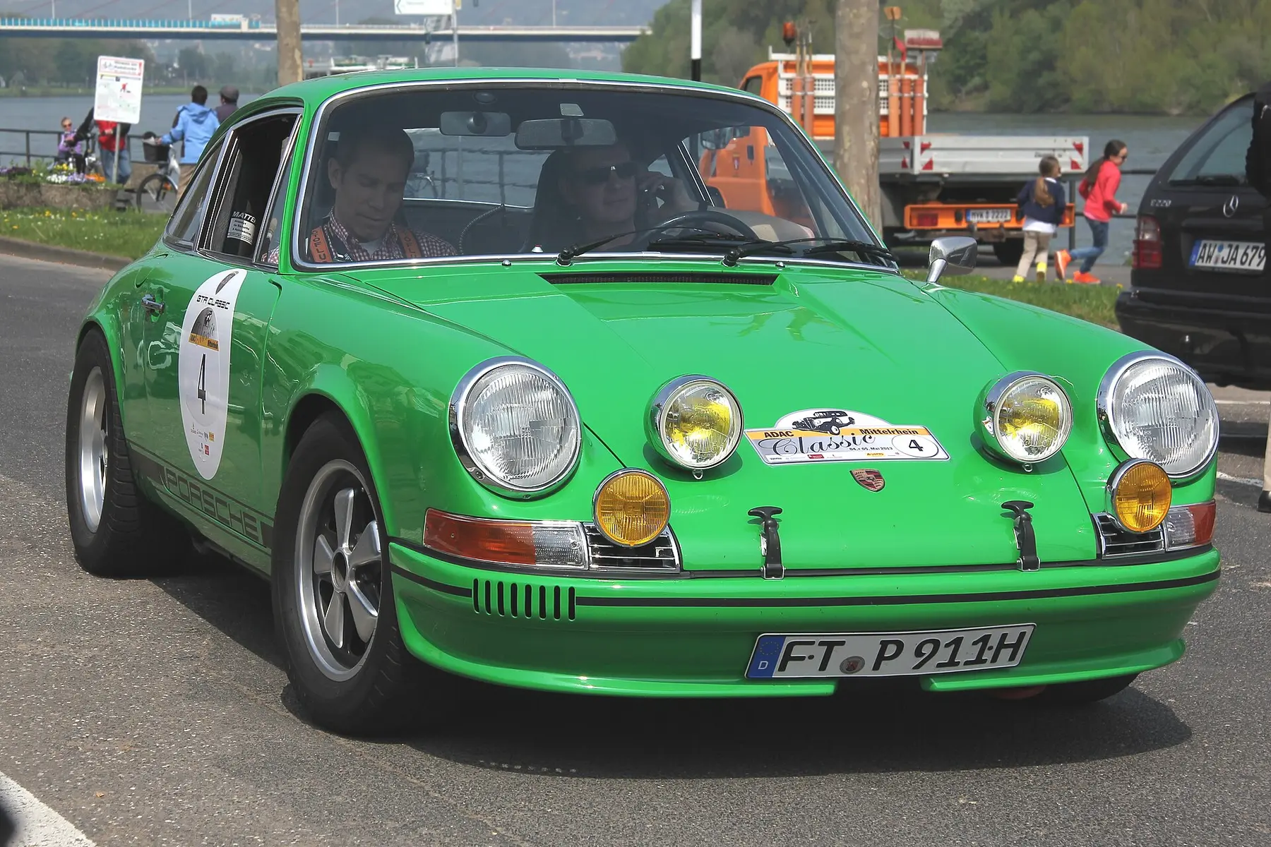 Luchtgekoelde Porsche 911 T uit 1972
